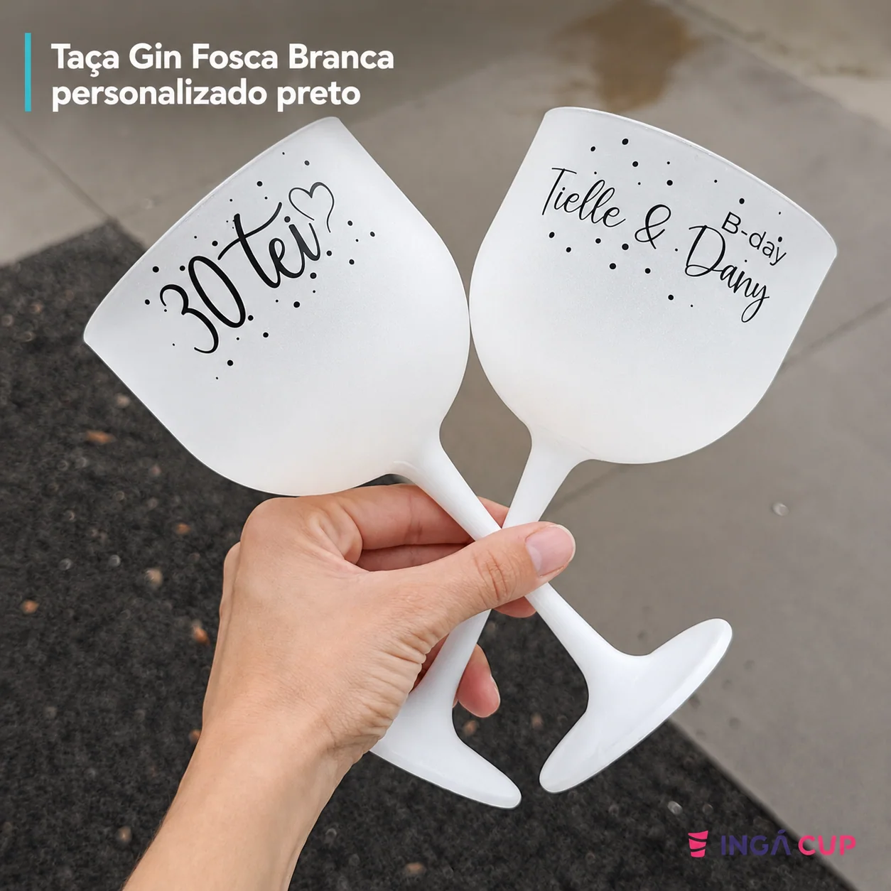 Taça Gin Fosca Branca