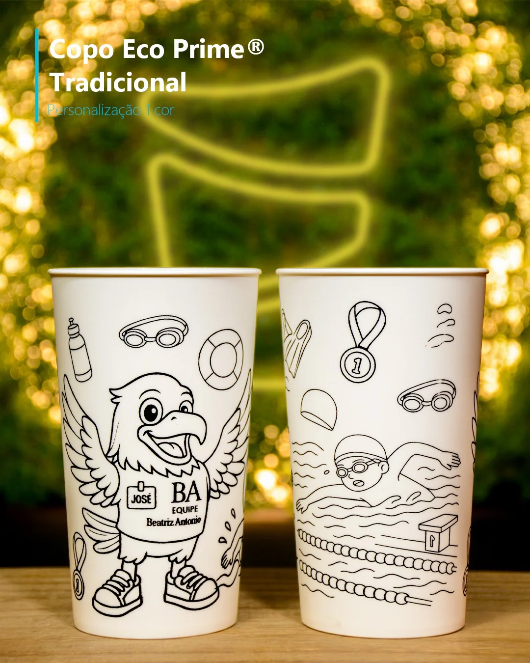Copo Eco Prime Tradicional - Personalização 1 cor